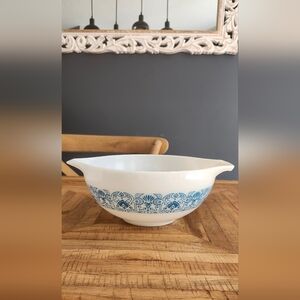 Pyrex Cenderella Horizon Blue Mixing Bowl 1969-72 -11po